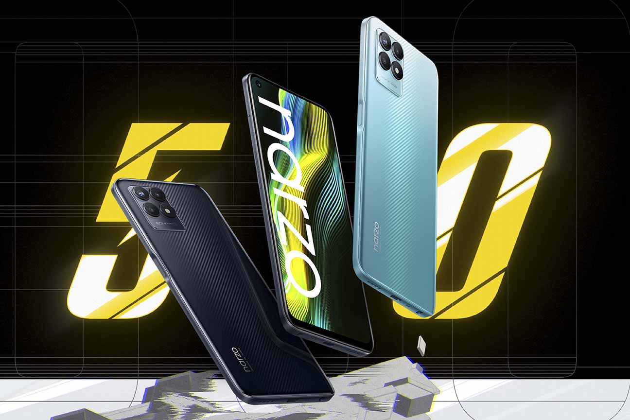 Realme Narzo 50 สมาร์ทโฟน กล้องชัด ราคาไม่แพง